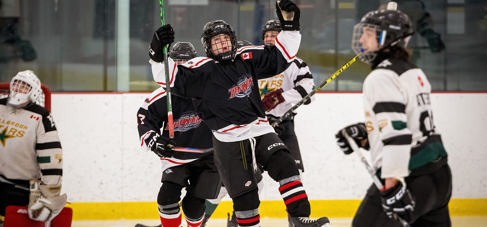 Sturgeon Lake Thunder Hockey - Team Photo Packages | CalTek Design - Photographer | Kawartha Lakes, Peterborough, Haliburton County thunder banner | CalTek Design - Photographer | Kawartha Lakes, Peterborough, Haliburton County